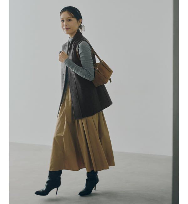 NOBLE「《予約》【L'AUBEBLANC&times;NOBLE】 Dual Face Cape Coat」|ノーカラーコート|