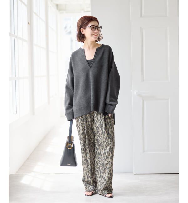 Spick and Span「《WEB限定カラー有り / 追加》J.J.mercer 別注キーネックプルオーバー」|ニット・セーター|
