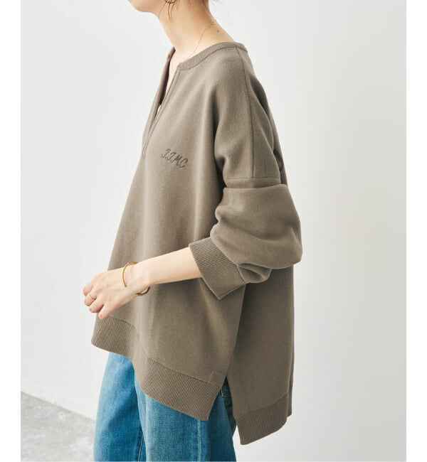 Spick and Span「《WEB限定カラー有り / 追加》J.J.mercer 別注キーネックプルオーバー」|ニット・セーター|
