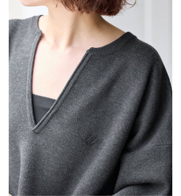 Spick and Span「《WEB限定カラー有り / 追加》J.J.mercer 別注キーネックプルオーバー」|ニット・セーター|