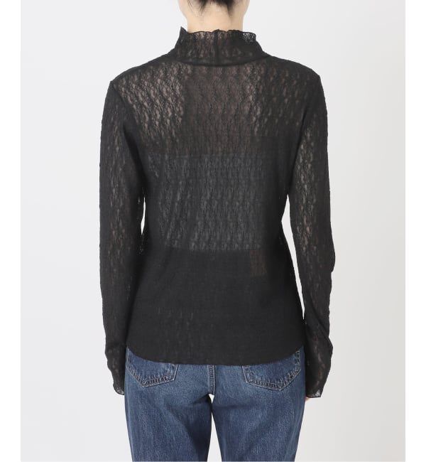 Spick and Span「《予約》シュリンクレースハイネックプルオーバー」|Tシャツ・カットソー|