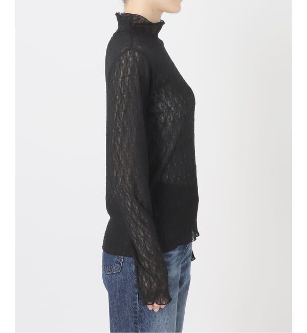Spick and Span「《予約》シュリンクレースハイネックプルオーバー」|Tシャツ・カットソー|
