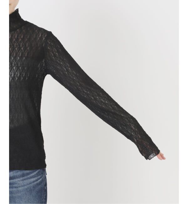 Spick and Span「《予約》シュリンクレースハイネックプルオーバー」|Tシャツ・カットソー|