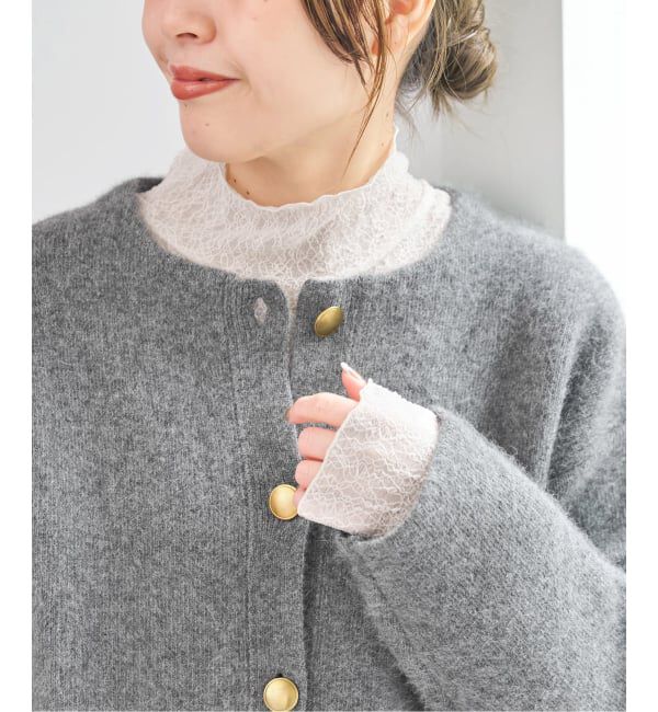 Spick and Span「《予約》シュリンクレースハイネックプルオーバー」|Tシャツ・カットソー|