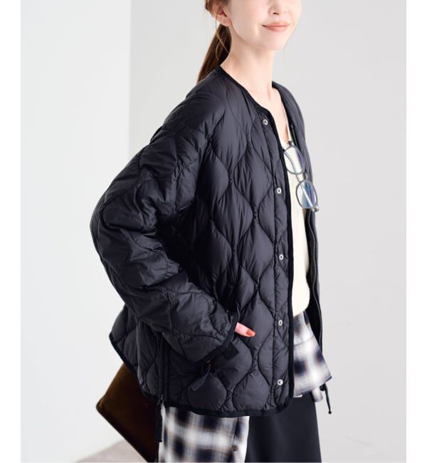 U by SPICK&SPAN「《予約》TAION / タイオン MILITARY M65 LINER SHORT DOWN JKT」|ダウン|ブラック