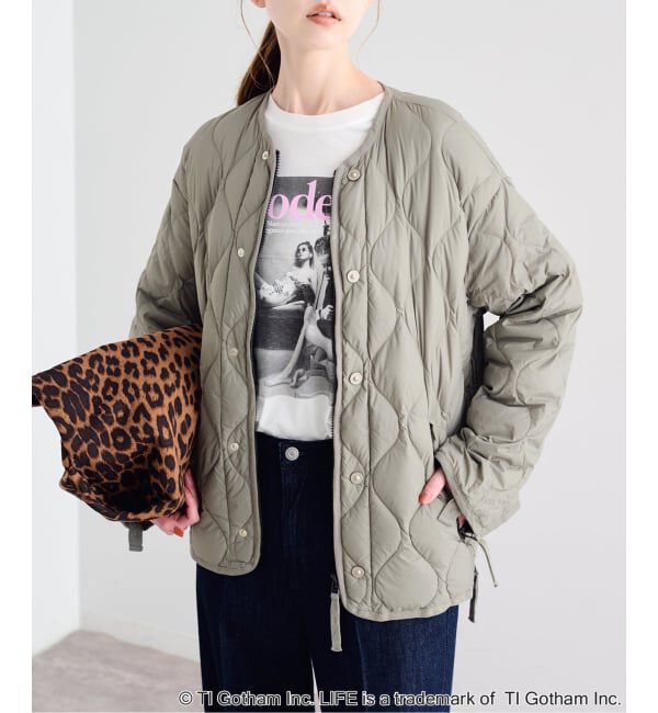 U by SPICK&SPAN「《予約》TAION / タイオン MILITARY M65 LINER SHORT DOWN JKT」|ダウン|