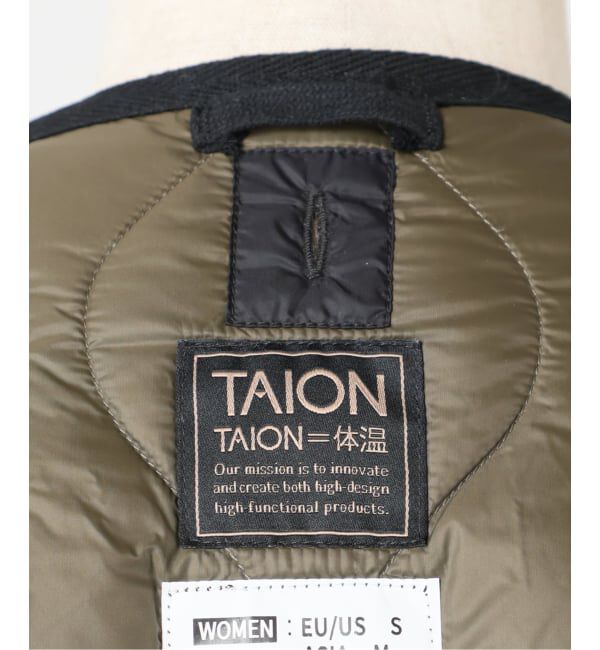 U by SPICK&SPAN「《予約》TAION / タイオン MILITARY M65 LINER SHORT DOWN JKT」|ダウン|