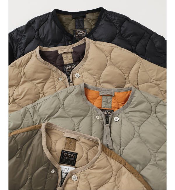 U by SPICK&SPAN「《予約》TAION / タイオン MILITARY M65 LINER SHORT DOWN JKT」|ダウン|