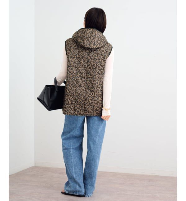 U by SPICK&SPAN「《予約》TAION / タイオン HOOD W-ZIP DOWN VEST」|ダウン|