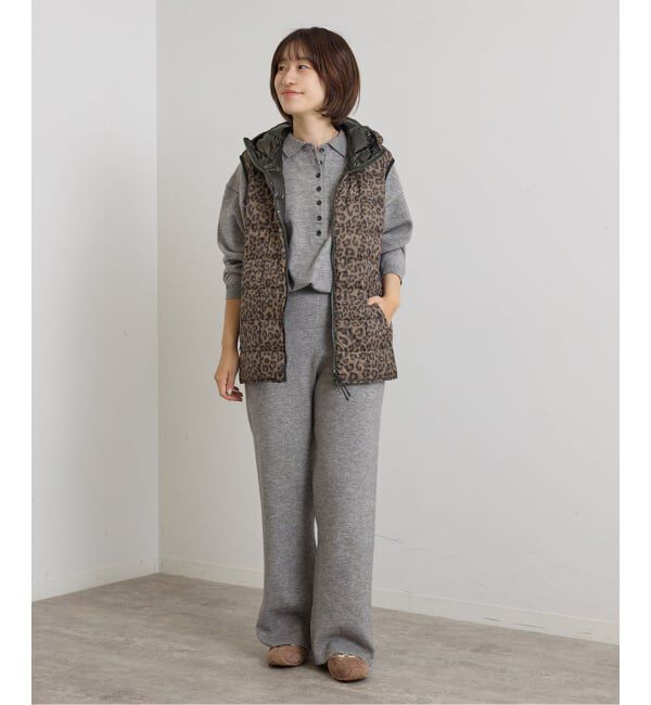 U by SPICK&SPAN「《予約》TAION / タイオン HOOD W-ZIP DOWN VEST」|ダウン|