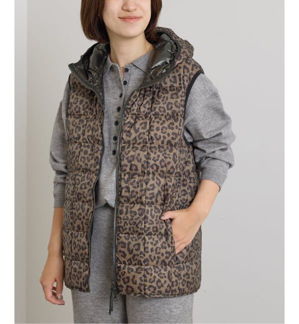 U by SPICK&SPAN「《予約》TAION / タイオン HOOD W-ZIP DOWN VEST」|ダウン|