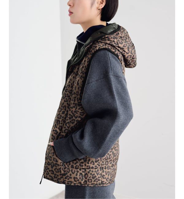 U by SPICK&SPAN「《予約》TAION / タイオン HOOD W-ZIP DOWN VEST」|ダウン|