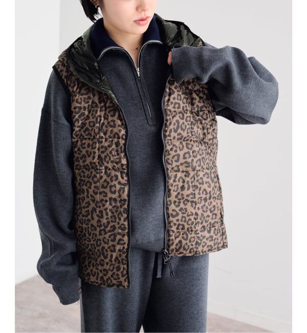 U by SPICK&SPAN「《予約》TAION / タイオン HOOD W-ZIP DOWN VEST」|ダウン|