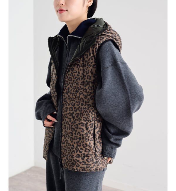 U by SPICK&SPAN「《予約》TAION / タイオン HOOD W-ZIP DOWN VEST」|ダウン|