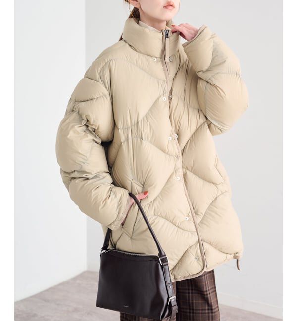U by SPICK&SPAN「《予約》TAION / タイオン MILITARY HIGH-NECK VOLUME DOWN JKT」|ダウン|