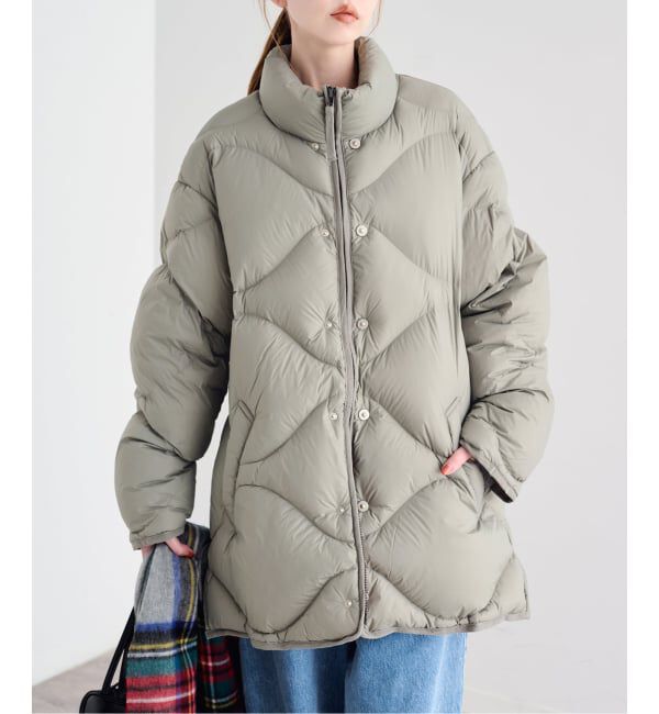 U by SPICK&SPAN「《予約》TAION / タイオン MILITARY HIGH-NECK VOLUME DOWN JKT」|ダウン|