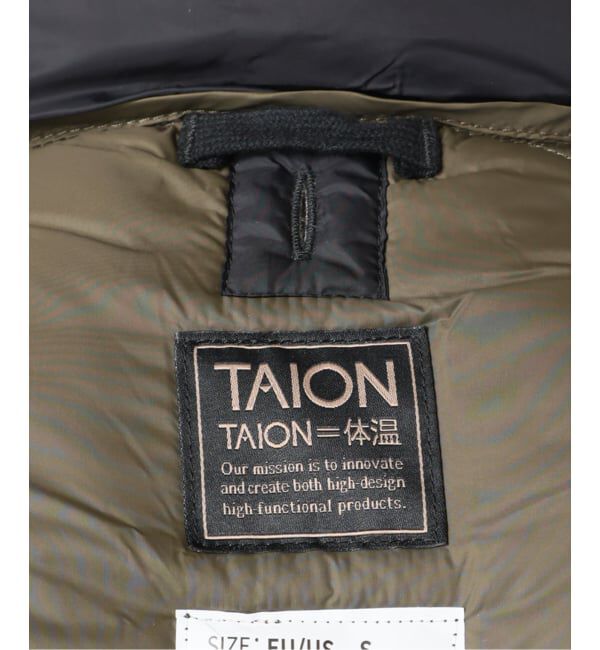U by SPICK&SPAN「《予約》TAION / タイオン MILITARY HIGH-NECK VOLUME DOWN JKT」|ダウン|