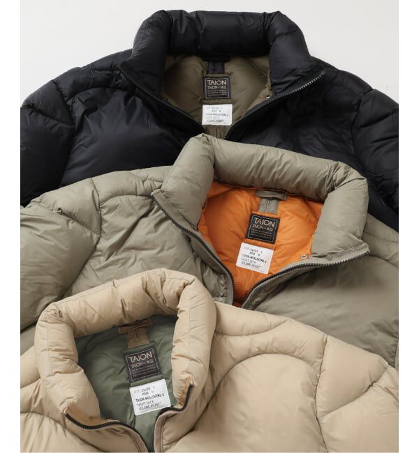 U by SPICK&SPAN「《予約》TAION / タイオン MILITARY HIGH-NECK VOLUME DOWN JKT」|ダウン|