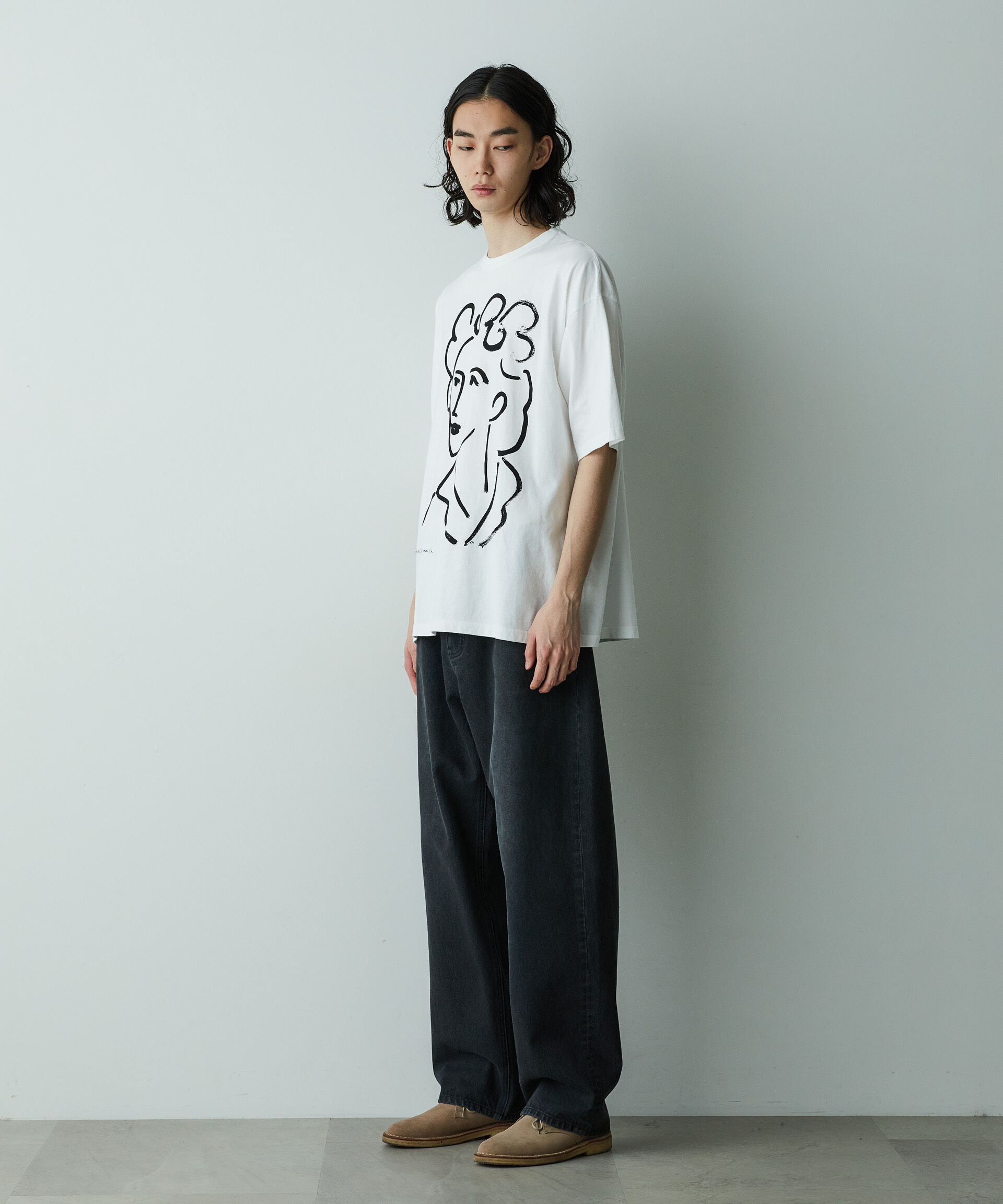  「｢HOTEL PALACE｣ｵﾃﾙﾊﾟﾗｽ 13ozﾊﾞｲｵﾌﾞﾘｰﾁﾙｰｽﾞｼﾙｴｯﾄ  」|デニム|