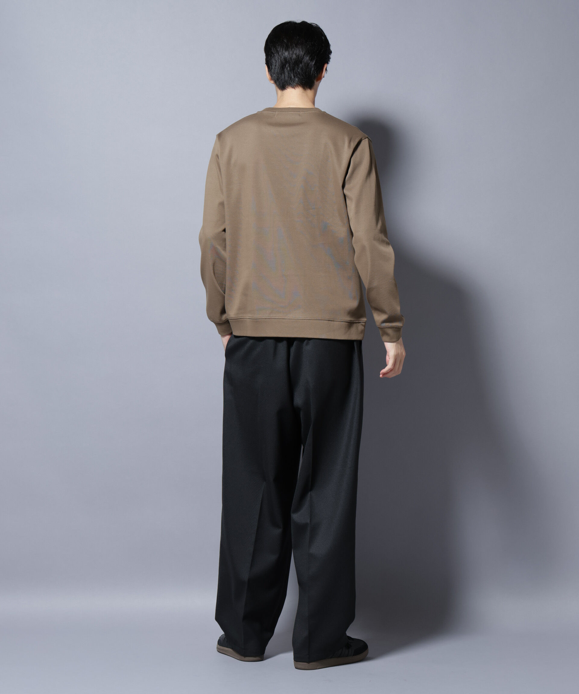 NANO universe「「FORMAL JERSEY」 クルーネックカットソー長袖」|Tシャツ・カットソー|
