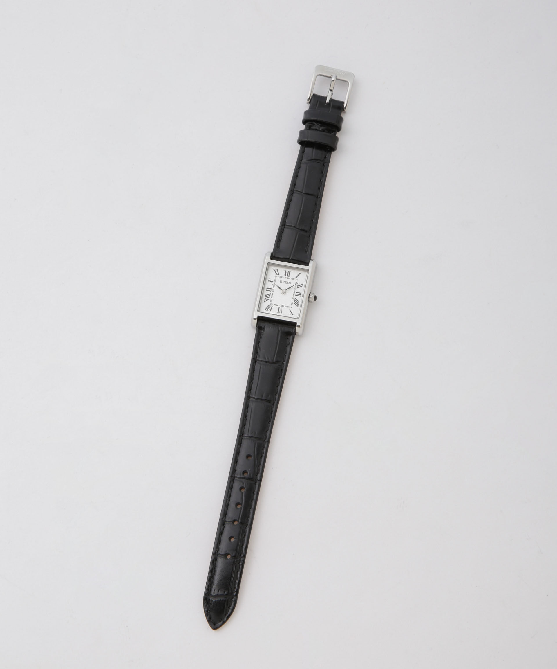 NANO universe「SEIKO/セイコー コラボレーション スクエア ブラック」|腕時計|