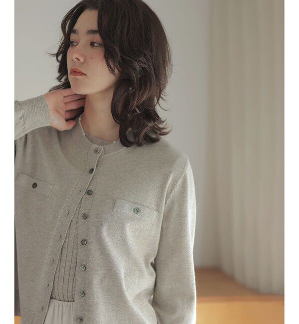 組曲「【美人LABコラボ・ご好評につき追加販売 / 新色追加】ブリングニットアンサンブル」|カーディガン|