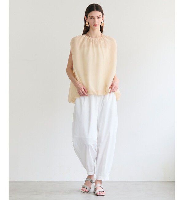 BEIGE,「TOPAZ / バルーン シアーニット」|ニット・セーター|