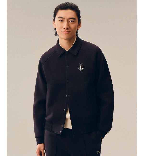 LACOSTE「フランスメイド レトロバッジジャケット」|ブルゾン・スタジャン|