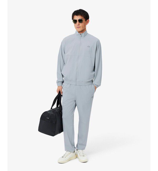 LACOSTE「速乾 ストレッチワントーントラックジャケット」|スウェット・ジャージ|