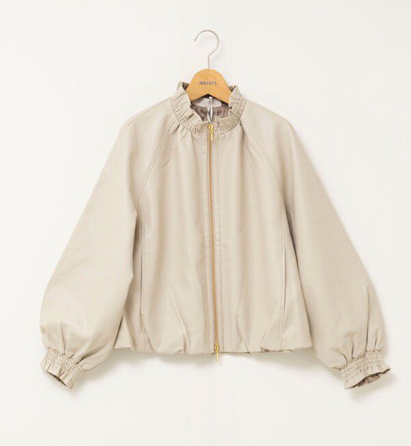 NOLLEY'S「【MARILYN MOON/マリリーンムーン】soft eco-leather blouson別注」|ブルゾン・スタジャン|
