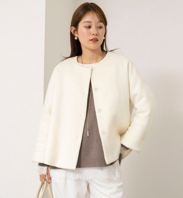 NOLLEY'S「エアーダブルジロンショートコート」|ダッフルコート|