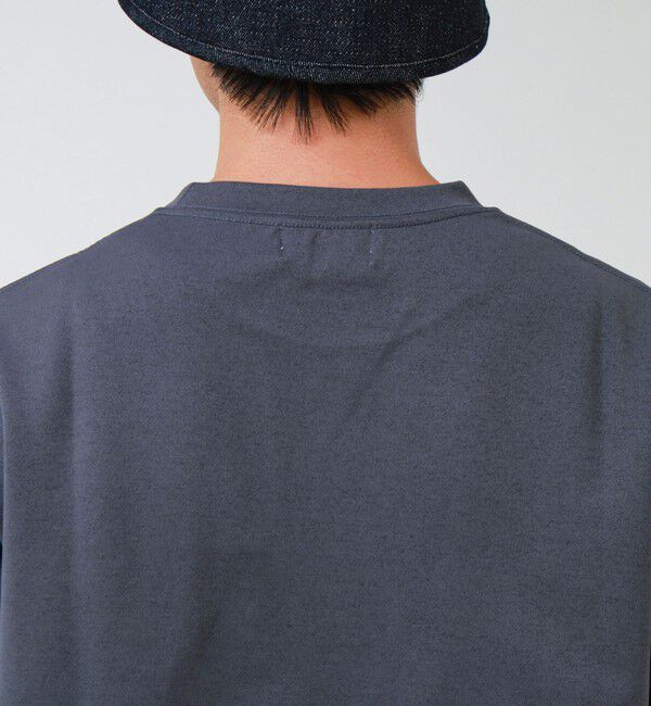 GLOSTER「【フレブル刺繍】フレンチブルドッグ刺繍 杢ダンボールロンT」|Tシャツ・カットソー|