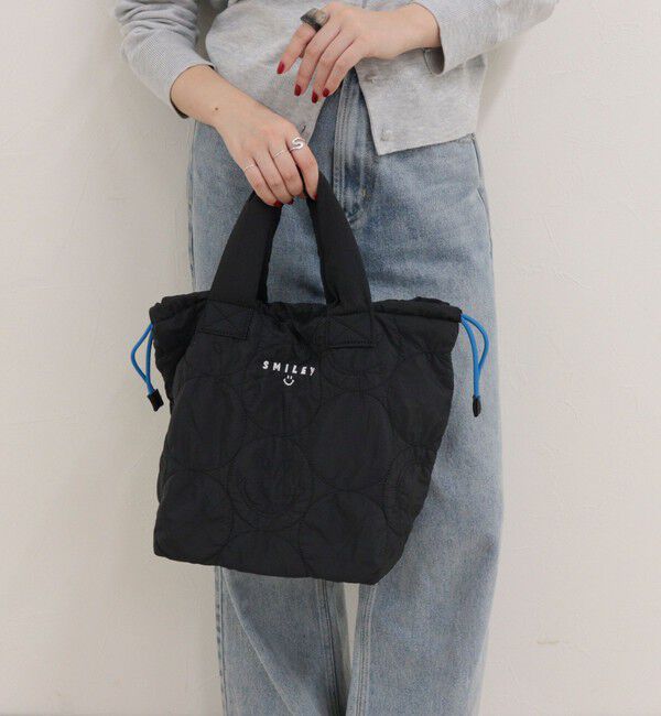 fredy emue「SMILEYキルティング巾着トートバッグ」|トートバッグ|