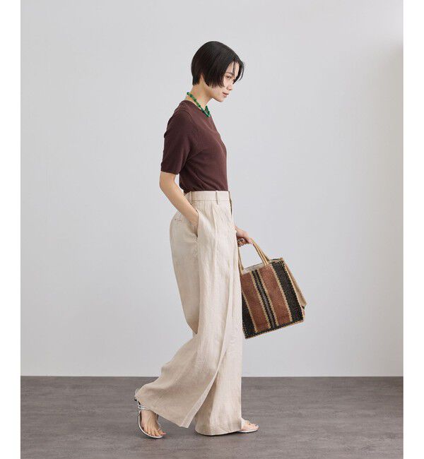 SALON adam et rope'「【MAISON BENGAL（メゾンベンガル）】Small Jute BoxTote」|トートバッグ|