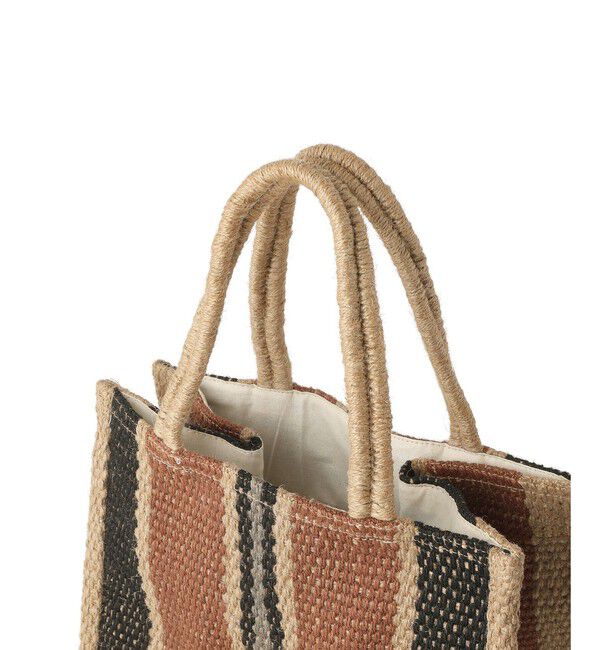 SALON adam et rope'「【MAISON BENGAL（メゾンベンガル）】Small Jute BoxTote」|トートバッグ|