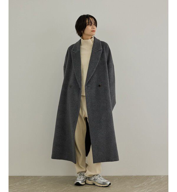 SALON adam et rope'「MTR アルパカシャギーロングコート / 軽量」|チェスターコート|