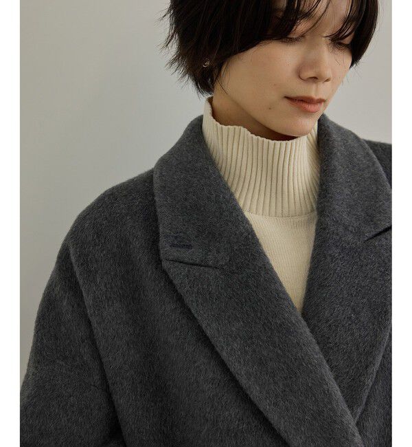 SALON adam et rope'「MTR アルパカシャギーロングコート / 軽量」|チェスターコート|