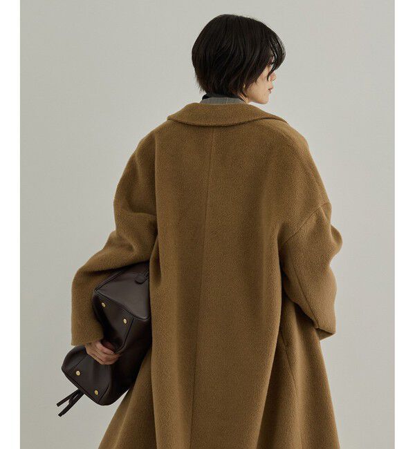 SALON adam et rope'「MTR アルパカシャギーロングコート / 軽量」|チェスターコート|