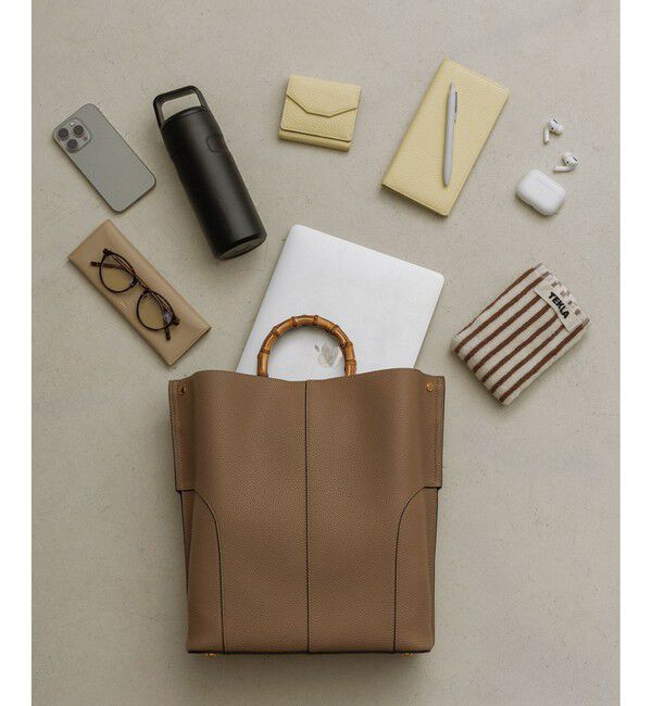 E'POR「【E'POR】BAMBOO BAG Large/A4対応・通勤・26SS」|トートバッグ|