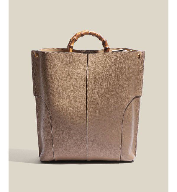 E'POR「【E'POR】BAMBOO BAG Large/A4対応・通勤・26SS」|トートバッグ|