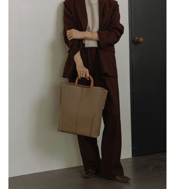 E'POR「【E'POR】BAMBOO BAG Large/A4対応・通勤・26SS」|トートバッグ|
