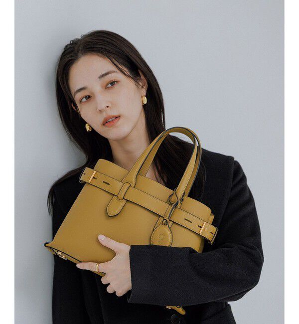E'POR「【E'POR】A BAG Medium/通勤・26AW」|ハンドバッグ|カラシ(86)