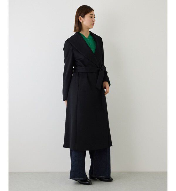 ROPE「プレミアムカシミヤショールカラーコート【一部J'aDoRe限定カラー】/逸品・26AW」|ステンカラーコート|