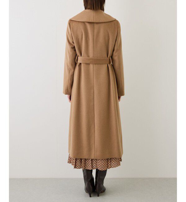 ROPE「プレミアムカシミヤショールカラーコート【一部J'aDoRe限定カラー】/逸品・26AW」|ステンカラーコート|