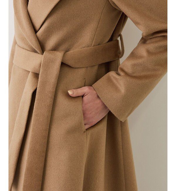 ROPE「プレミアムカシミヤショールカラーコート【一部J'aDoRe限定カラー】/逸品・26AW」|ステンカラーコート|