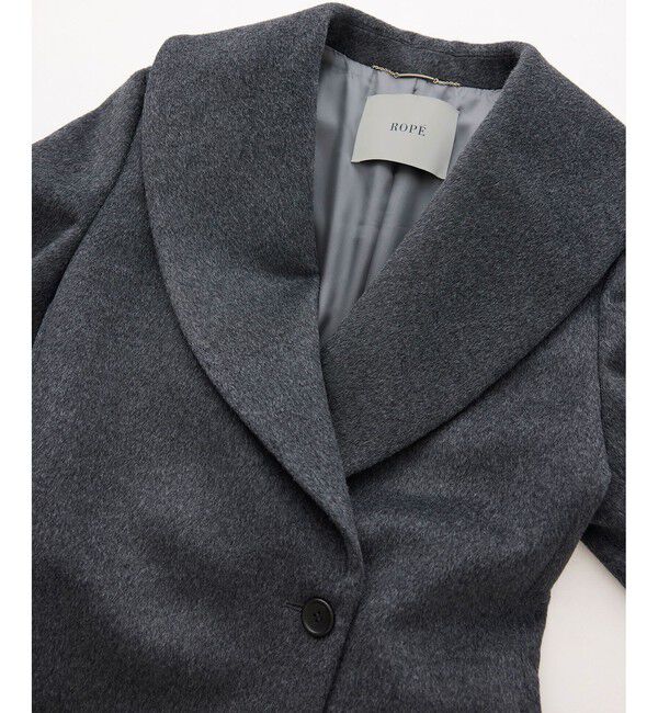 ROPE「プレミアムカシミヤショールカラーコート【一部J'aDoRe限定カラー】/逸品・26AW」|ステンカラーコート|