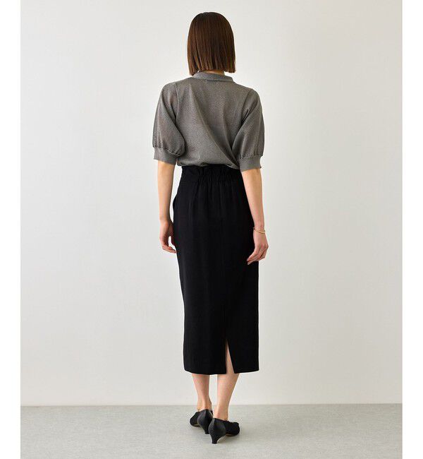 ROPE「[美人スカート]キュプラポリエステルポケット付きタイトスカート/イージーケア・26AW」|スカート|