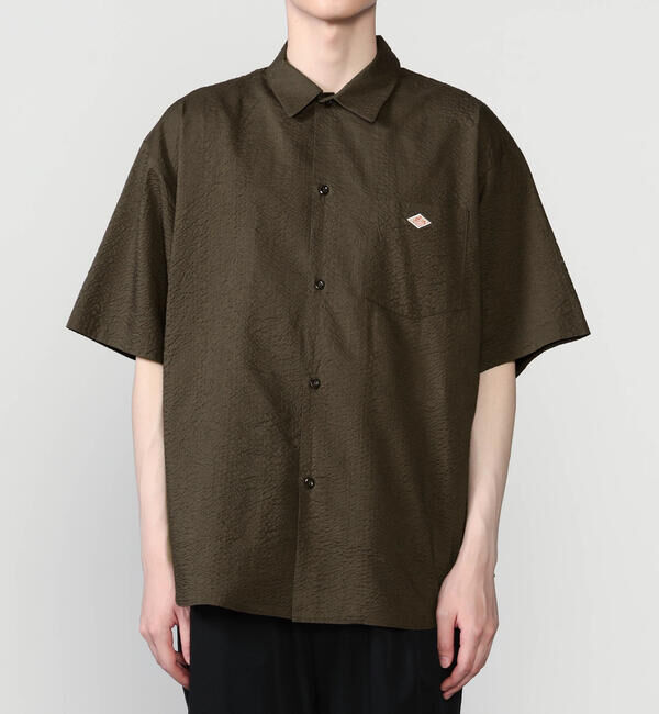 DANTON「DANTON | コットンローン 半袖ワークシャツ MEN」|シャツ・ブラウス|