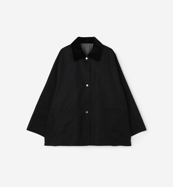  「TICCA | 〈別注〉 リバーシブル ショートコート WOMEN」|ステンカラーコート|