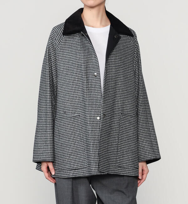  「TICCA | 〈別注〉 リバーシブル ショートコート WOMEN」|ステンカラーコート|